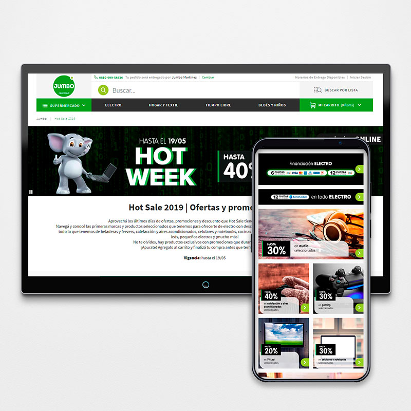 Jumbo / Disco / Vea - Hotsale y Cyber Monday